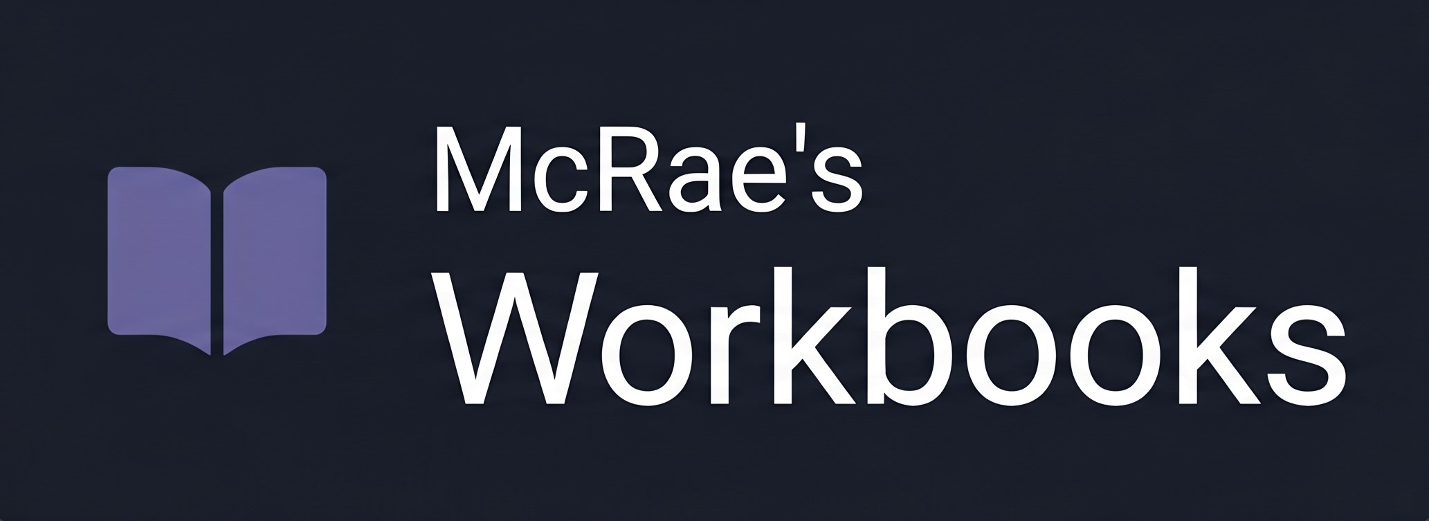 McRae's Workbooks
